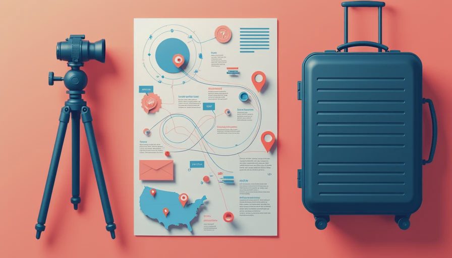 Illustration for peak design travel tripod