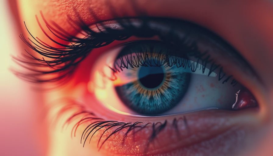 Illustration for black spot in camera