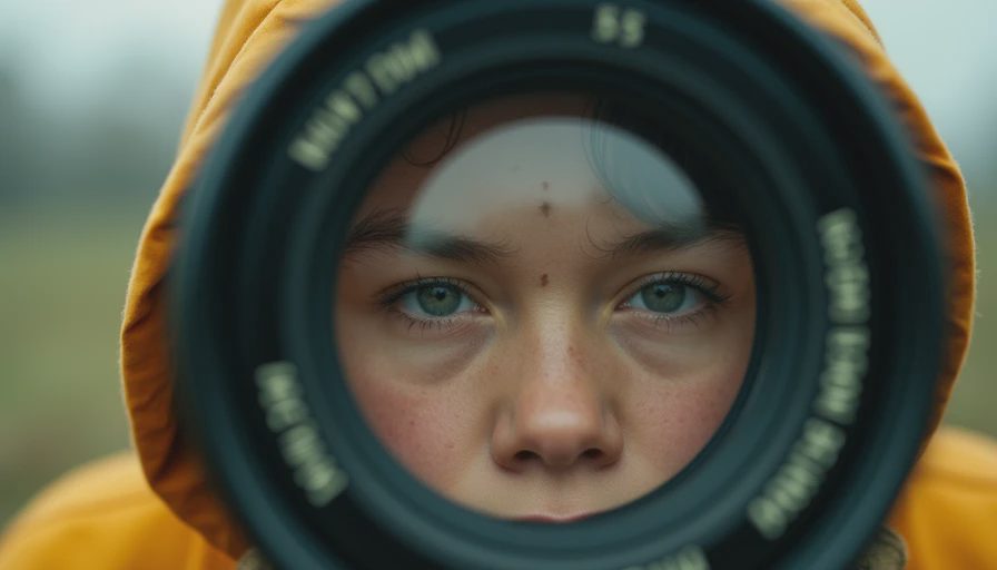 Illustration for how to clean photo lens